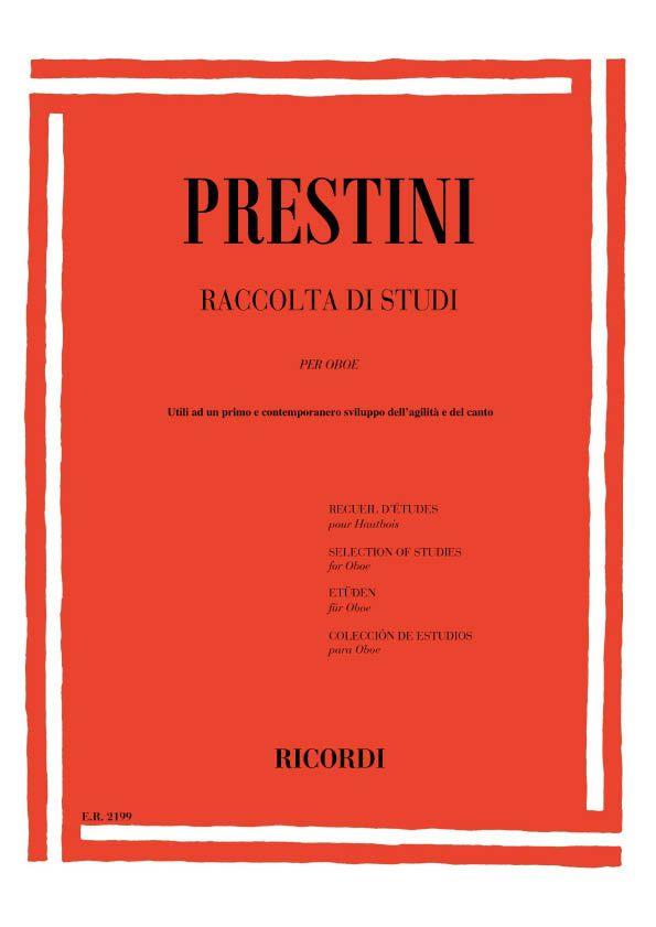 Raccolta di studi per oboe utili ad un primo e - contemporaneo sviluppo dell'agilità e del canto - pro hoboj